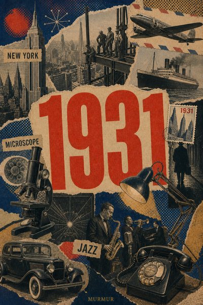Affiche collage POSTYOURMOOD consacrée à l’année 1931