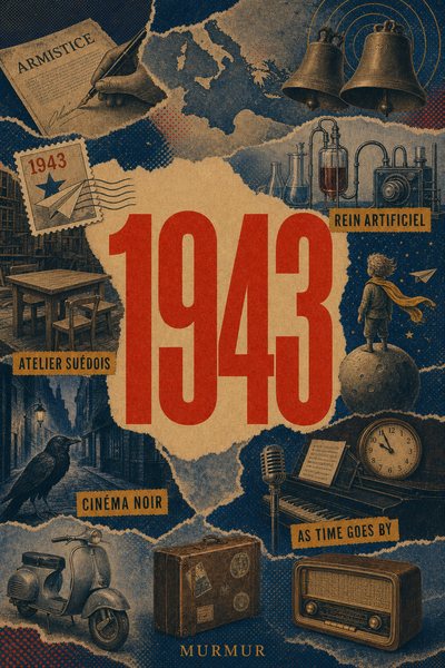 Affiche collage POSTYOURMOOD consacrée à l’année 1943