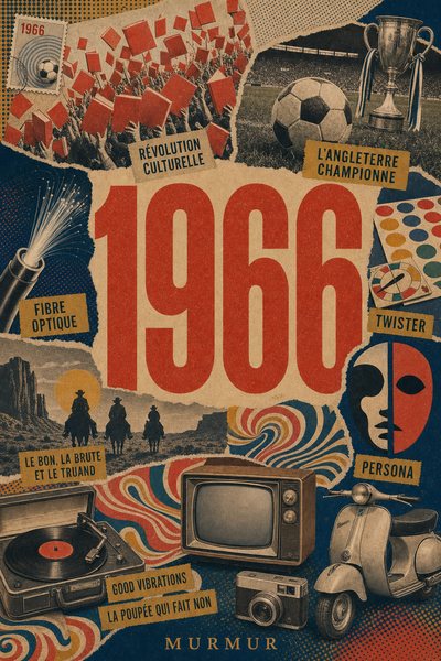 Affiche collage POSTYOURMOOD consacrée à l’année 1966