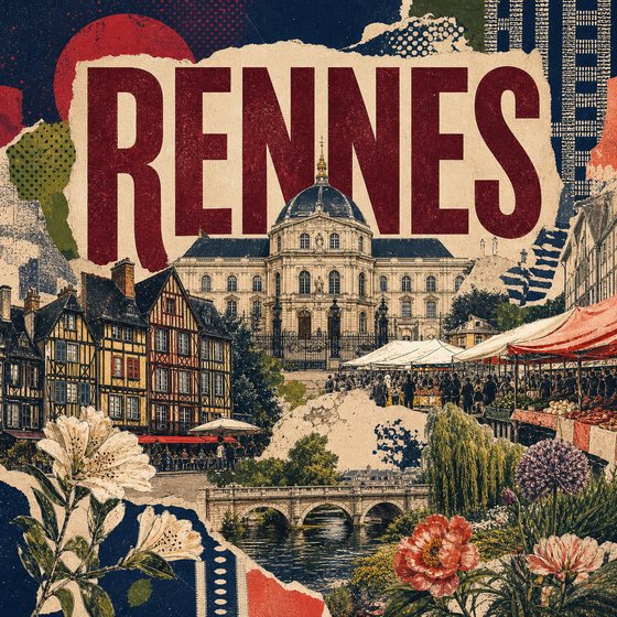 Affiche collage POSTYOURMOOD de Rennes