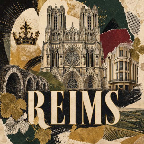 Affiche collage POSTYOURMOOD de Reims