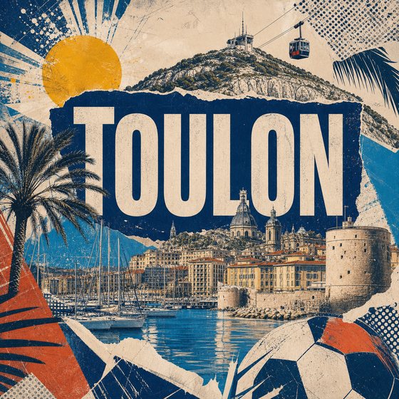 Affiche collage POSTYOURMOOD de Toulon