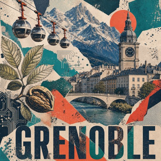 Affiche collage POSTYOURMOOD de Grenoble