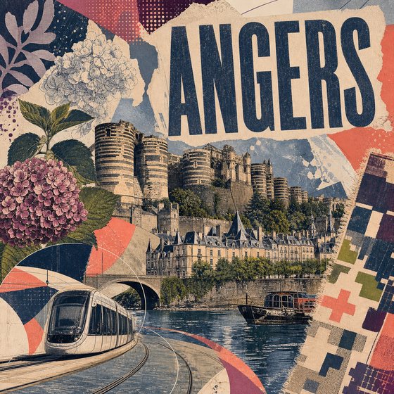 Affiche collage POSTYOURMOOD de Angers
