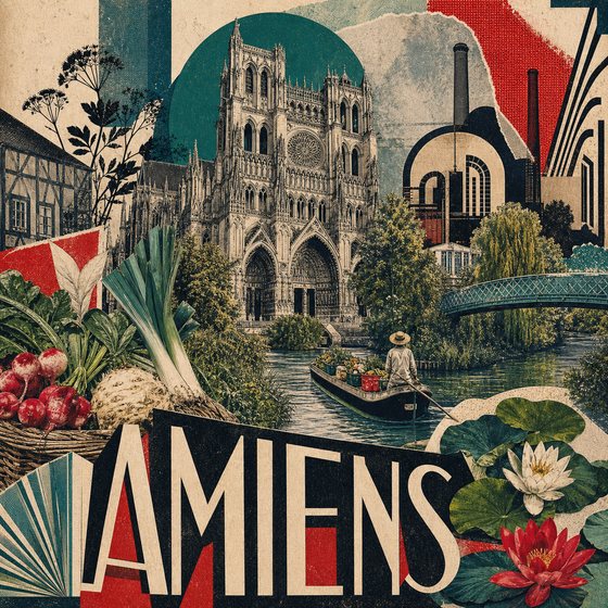 Affiche collage POSTYOURMOOD de Amiens