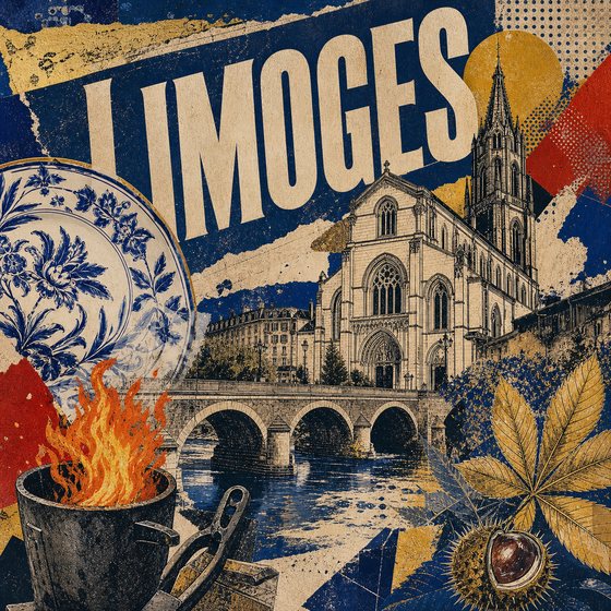 Affiche collage POSTYOURMOOD de Limoges