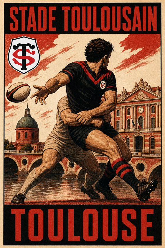 Affiche de l’univers Rugby français