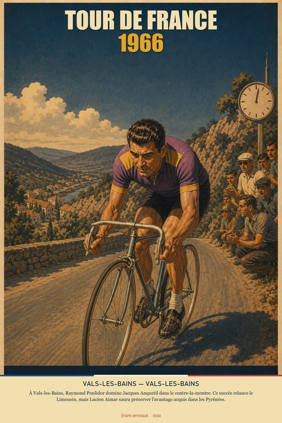 Affiche Tour de France 1966