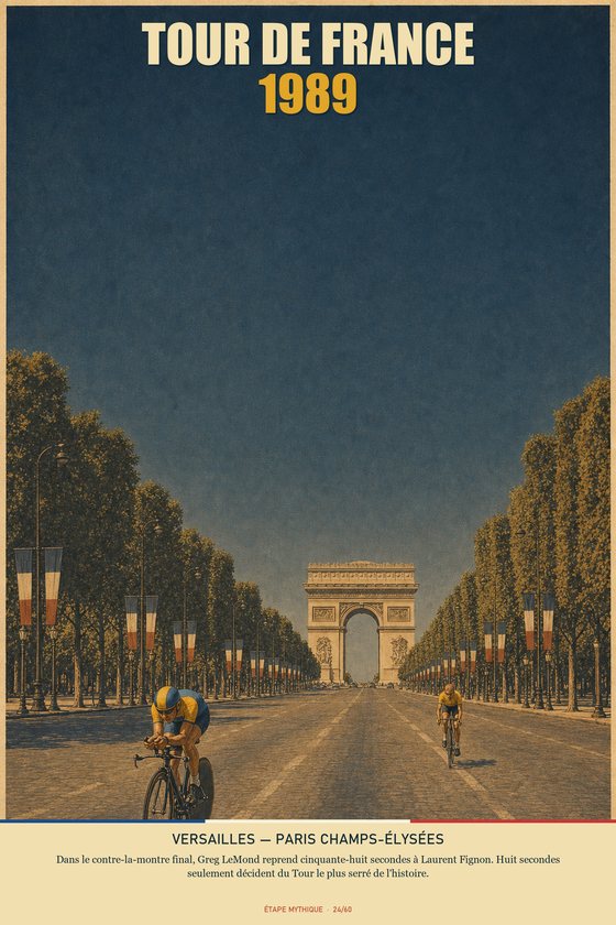 Affiche Tour de France 1989