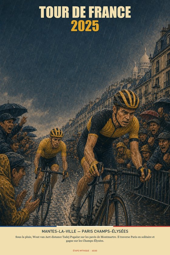 Affiche de l’univers Tour de France · 60 étapes mythiques