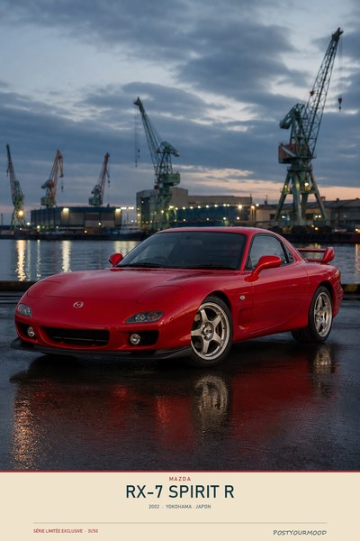 Affiche MAZDA RX-7 SPIRIT R 2002