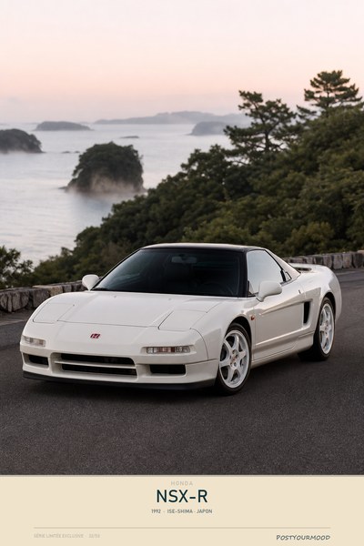 Affiche HONDA NSX-R 1992