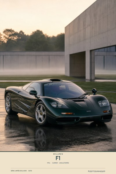 Affiche McLAREN F1 1994