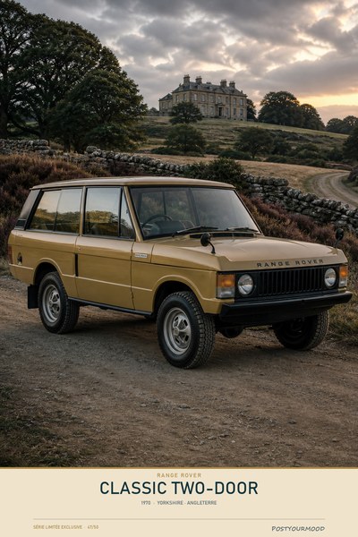 Affiche RANGE ROVER CLASSIC TWO-DOOR 1970