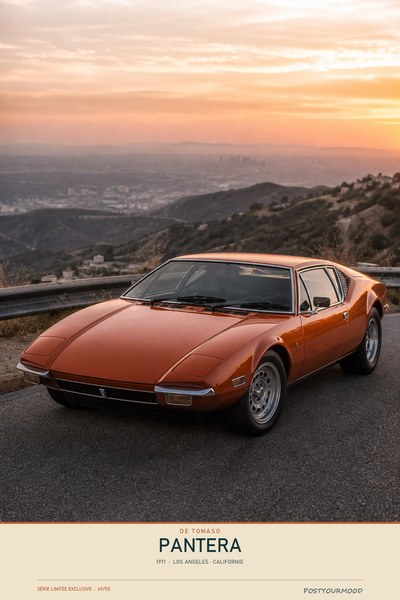 Affiche DE TOMASO PANTERA 1971